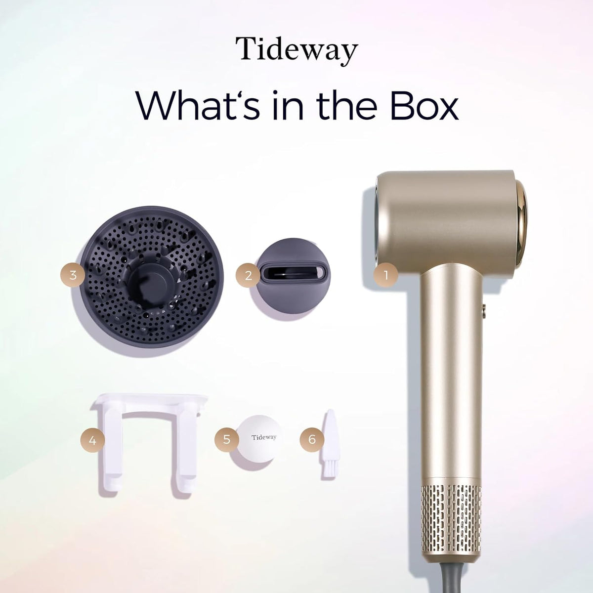 Tideway Secador de pelo profesional de alta velocidad iónico 110,00...