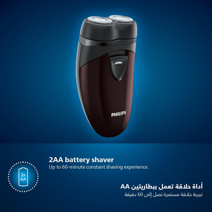 Philips PQ206 Afeitadora eléctrica Funciona con pilas Conveniente p...
