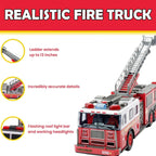 Liberty Imports Camión de bomberos RC – Camión de bomberos de juguete de control remoto