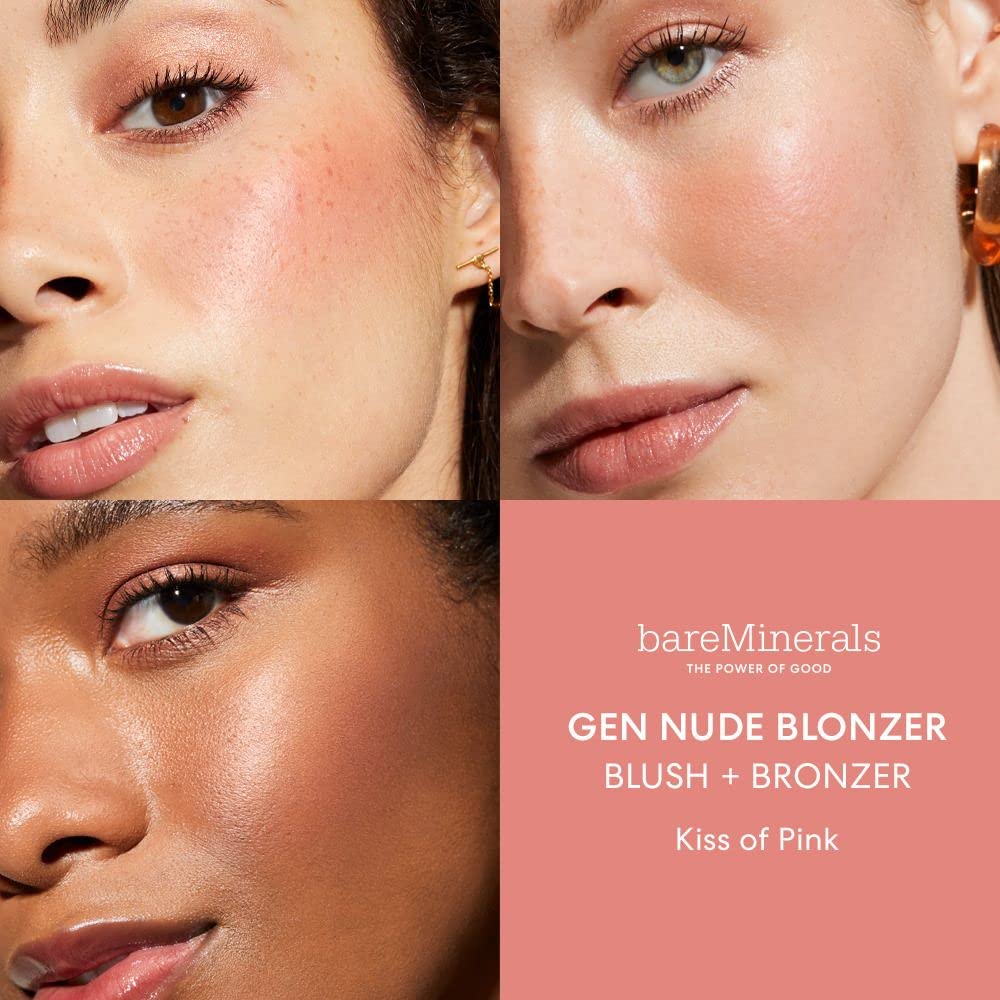 bareMinerals Gen Nude Blonzer, Rubor y bronceador híbrido, maquilla...
