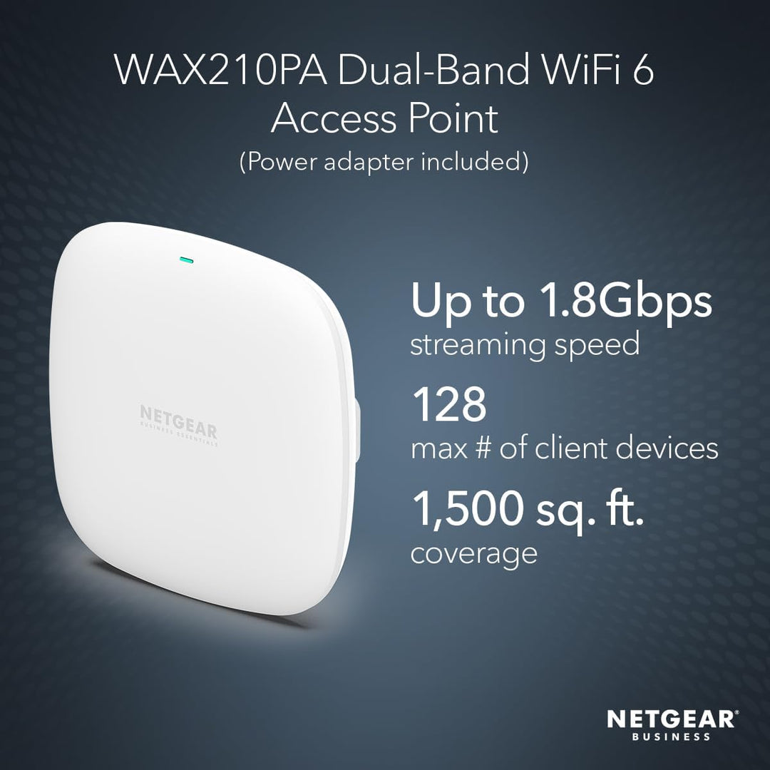 NETGEAR Punto de acceso inalámbrico - WiFi 6 de doble