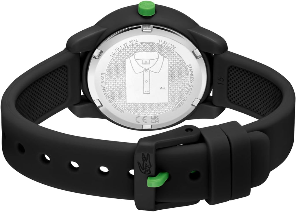 Lacoste Mini Tennis Niños Reloj Deportivo de Cuarzo - Resistente al Agua Hasta 5ATM/50 Metros - Fácil de Leer, Uso Juguetón - 35MM
