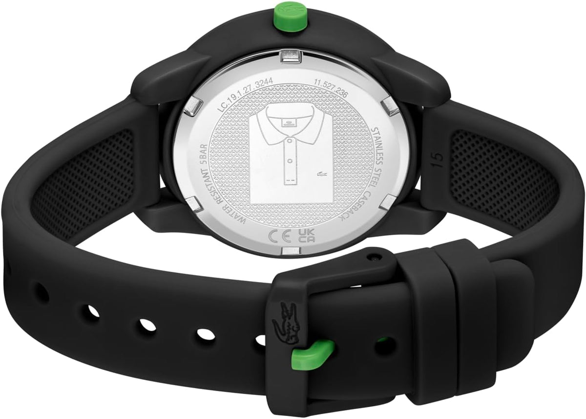 Lacoste Mini Tennis Niños Reloj Deportivo de Cuarzo - Resistente al Agua Hasta 5ATM/50 Metros - Fácil de Leer, Uso Juguetón - 35MM
