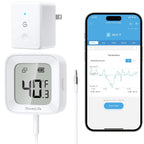 GoveeLife Termómetro WiFi para refrigerador, paquete de 1 con puerta de
