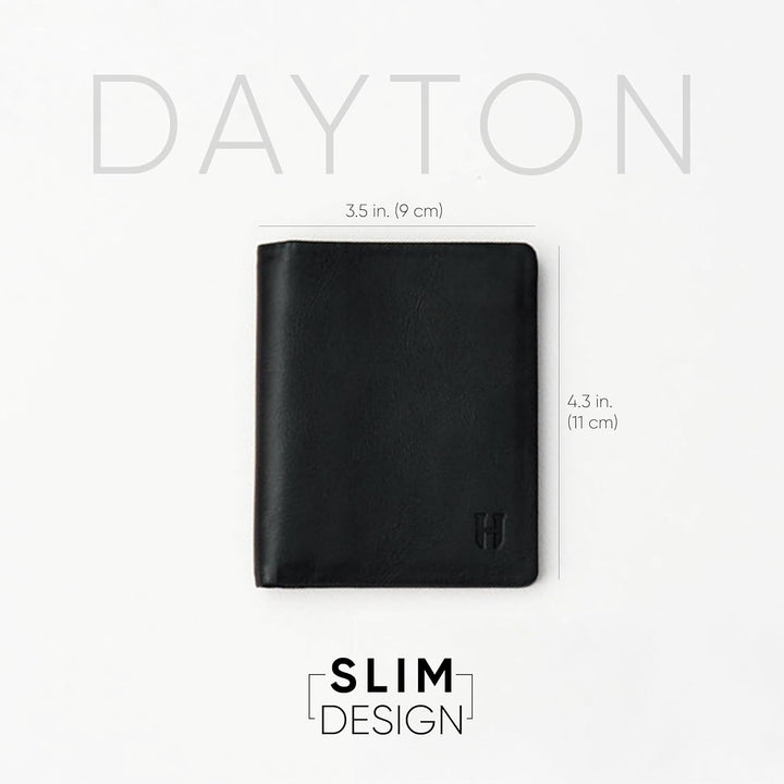 HELMBROOK London Billetera Vertical para Hombres Dayton, Bronceado...