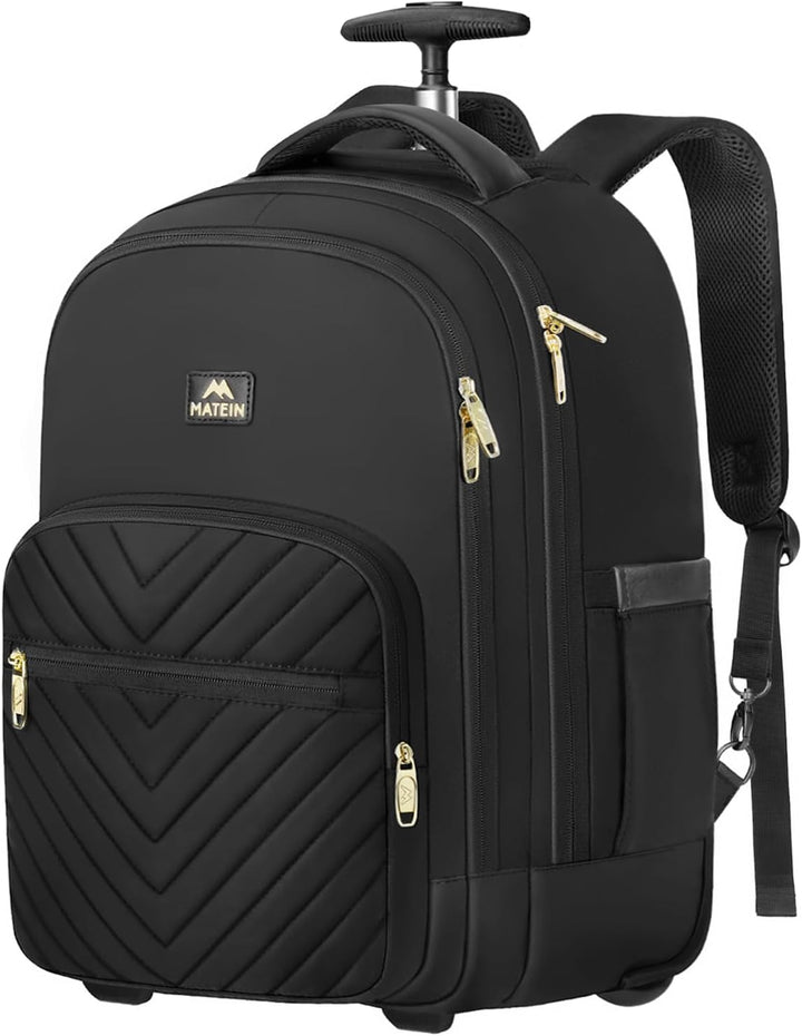 MATEIN Mochila con Ruedas, Mochila Grande de 18 Pulgadas Resistente...
