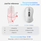 XBG Ratón Bluetooth inalámbrico B15pro, Bluetooth 5.0\/4.0 y 2.4G T...