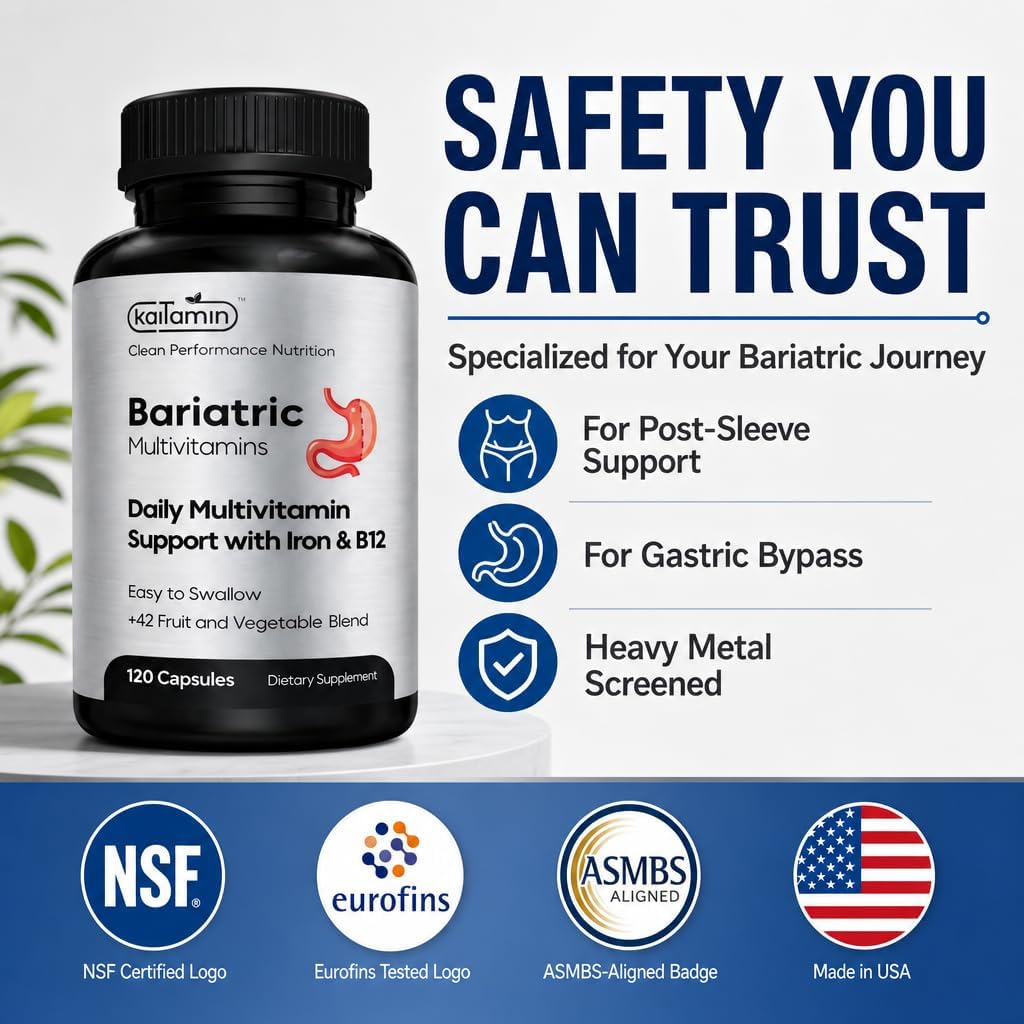 Multivitamínico bariátrico con hierro \u2013 Post cirugía bariátric...