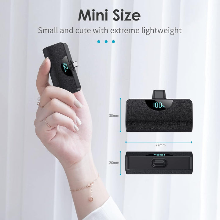 [Paquete de 2] Cargador portátil para iPhone 17\/16\/15,5200mAh PD...