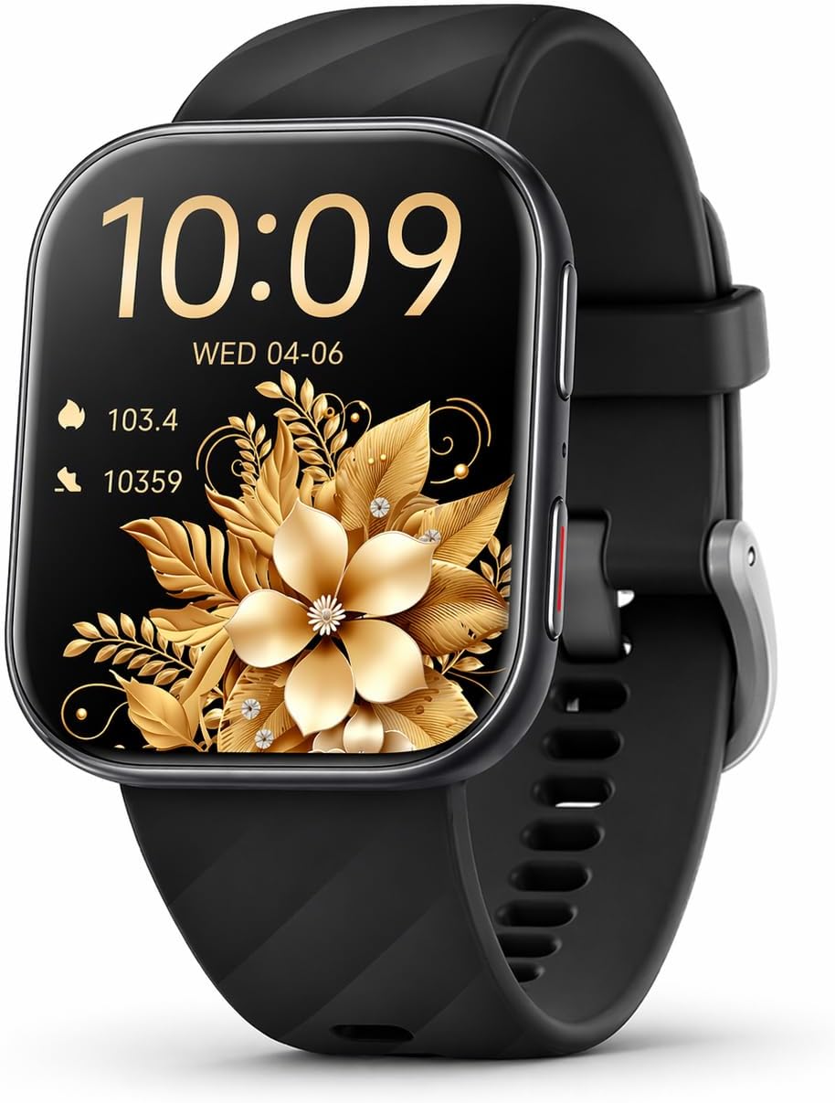 MorePro Reloj inteligente con monitor de ritmo cardíaco 24/7
