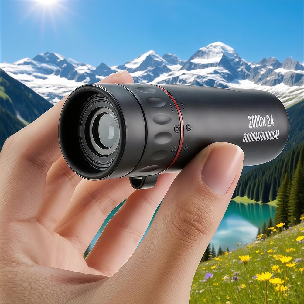 Telescopio monocular 24X monoculares compactos de prisma