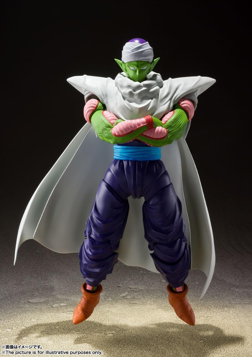 TAMASHII NATIONS - Dragon Ball Z - Piccolo - El Orgulloso Namekiano - (Relanzamiento) Figura de Acción S.H.Figuarts