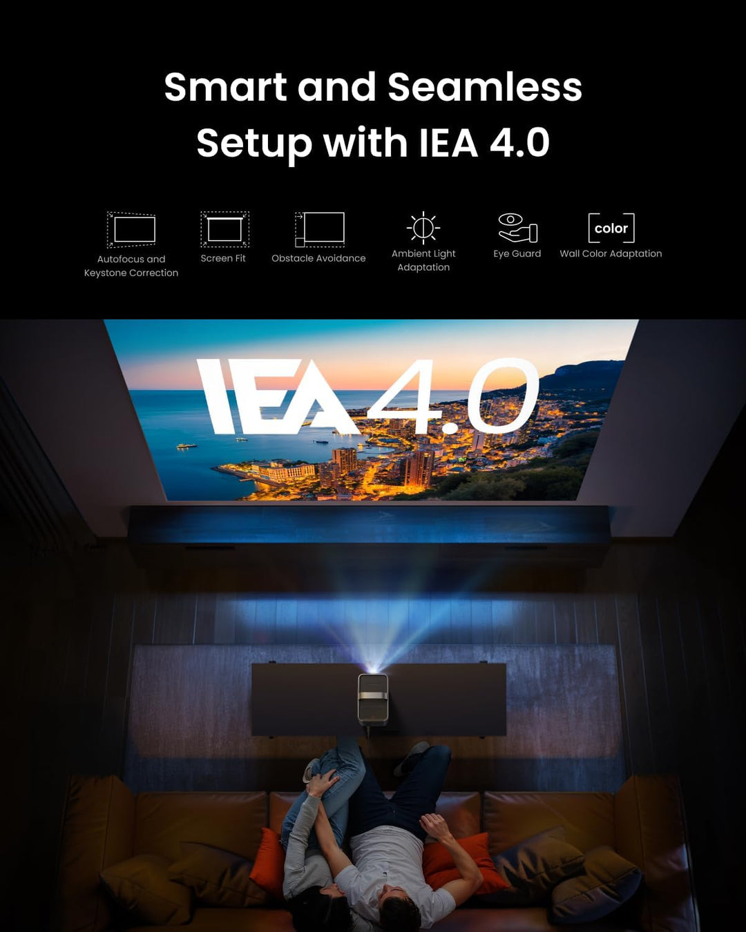 NEBULA Proyector inteligente Cosmos 4K SE, Nebulamaster, alto brill...