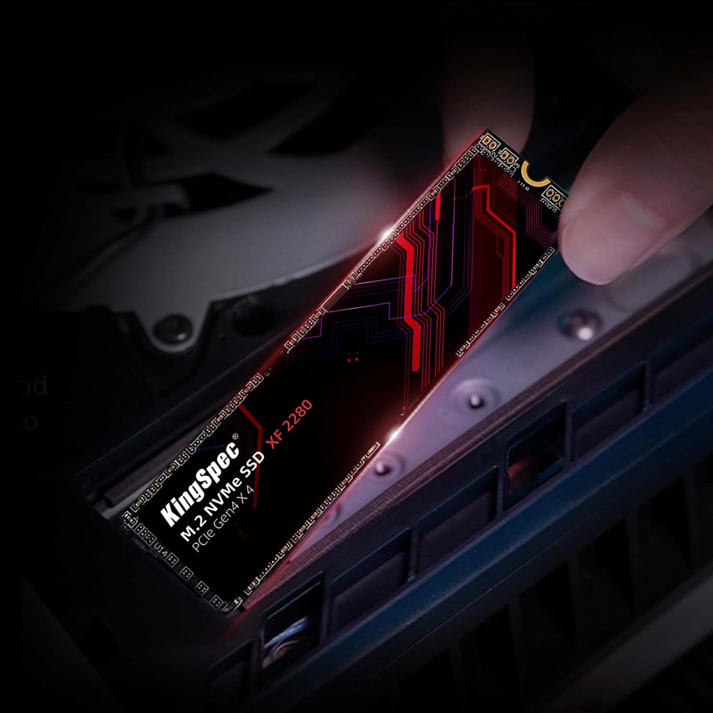 KingSpec SSD M.2 de 2 TB 2280 NVMe PCIe 4.0 x4, increíble lectura d...