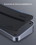 Baseus Estación de acoplamiento para portátil, estación de acoplamiento multitarea 4K con 2 HDMI+DP, PD, 3 USB-A, RJ45, audio, lector de tarjetas TF/SD, concentrador USB compatible con MacBook/Dell/HP