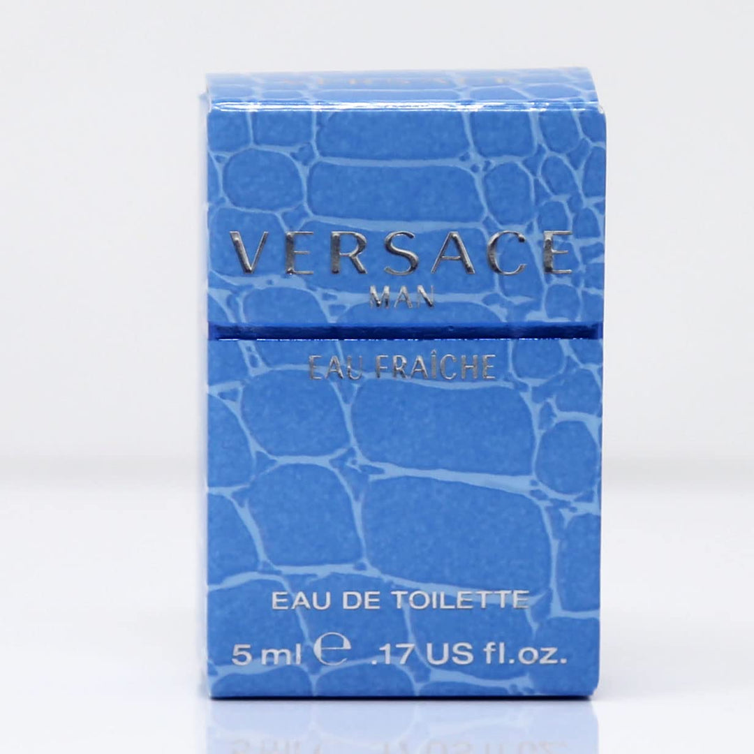 Versace Man Eau Fraiche Por Edt Splash (Mini) Para Hombres 5 Ml