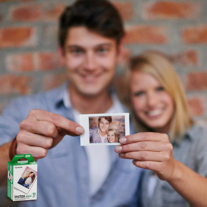 Película instantánea Fujifilm INSTAX Mini (Blanca) para cámaras Fuj...