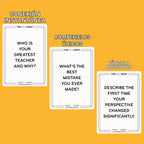 {THE AND} Strangers Edition - Juego de cartas de inicio de conversación - Divertido juego para conocerte - Rompehielos para reducir el espacio entre tú y un extraño - Preguntas para hacer un amigo por la piel profunda