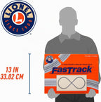 Lionel FasTrack Figure 8 Paquete de pistas complementarias, nueve piezas