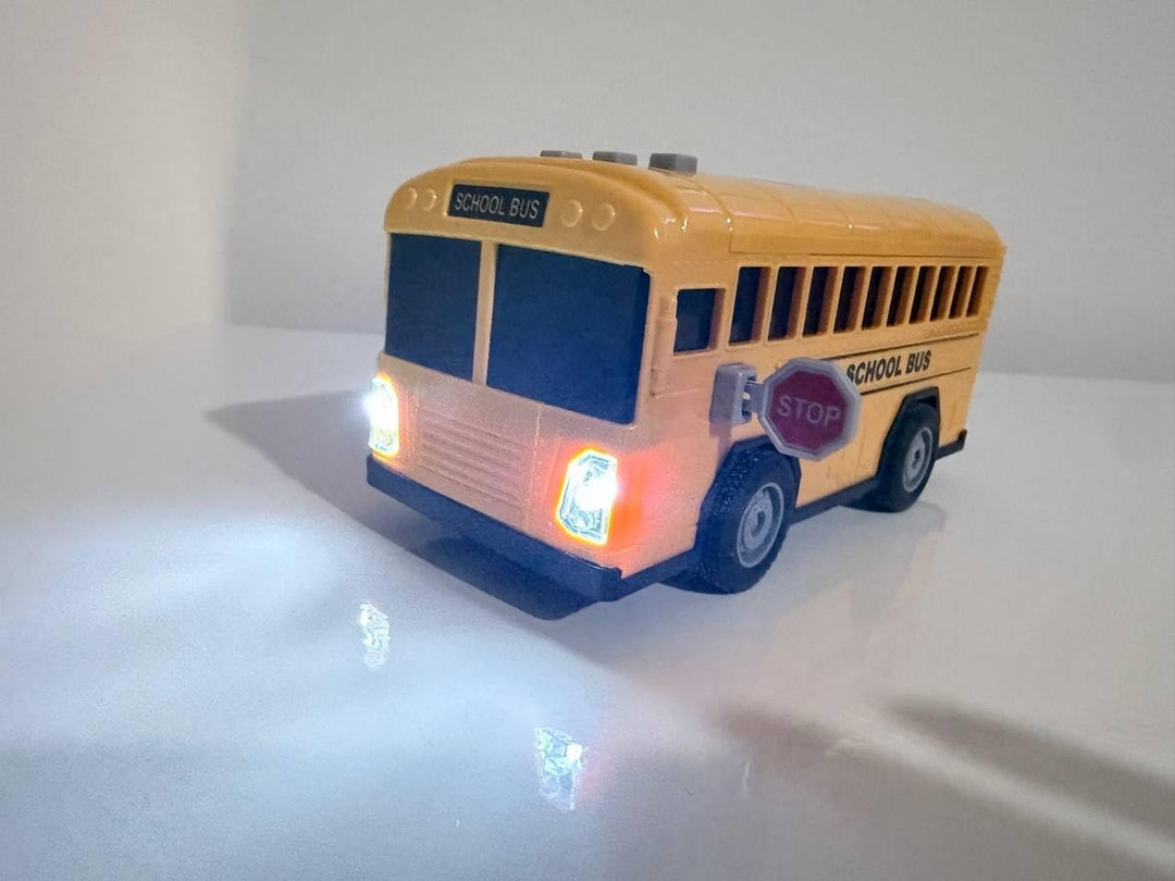 Modelo de autobús escolar con luces y sonido 7 pulgadas