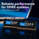 Crucial CT32G56C46S5 - Memoria RAM DDR5 de 32GB, 5600MHz (o 5200MHz...