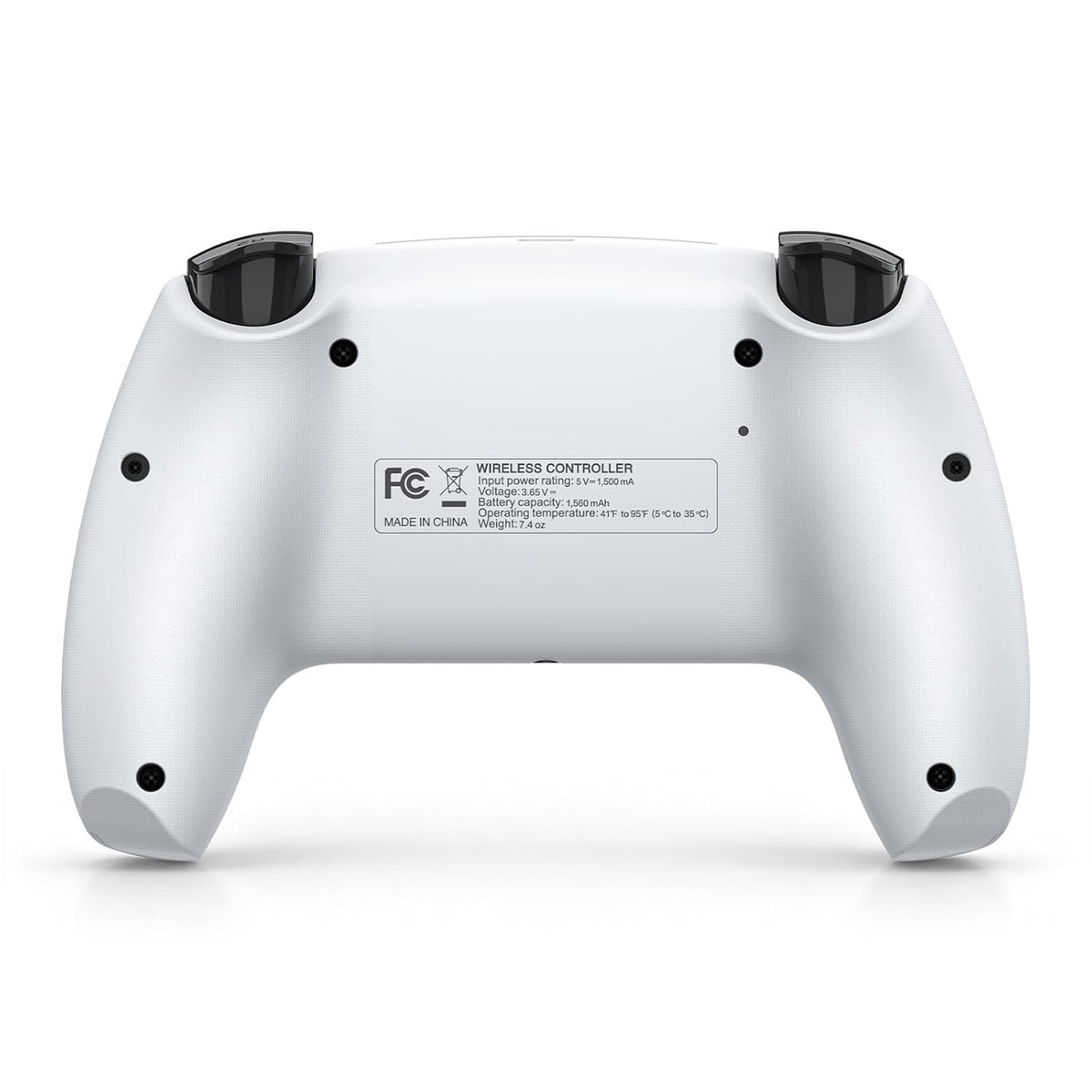 Controlador inalámbrico MOOGOLE compatible con PS5, PC, MAC y móvil - Blanco