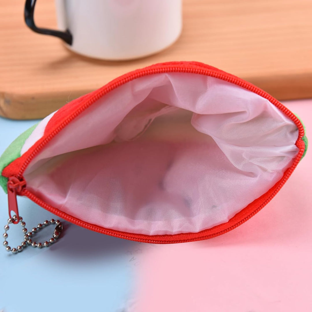 Bolsa de cambio de sandía diseño divertido y suave para