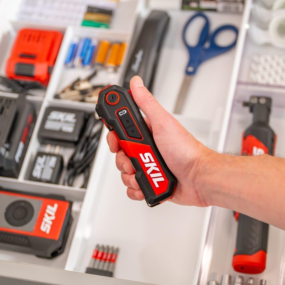 Skil PWR CORE GO Llave hexagonal plegable con juego de brocas de 27 piezas y estuche de almacenamiento duro - HK0001-02