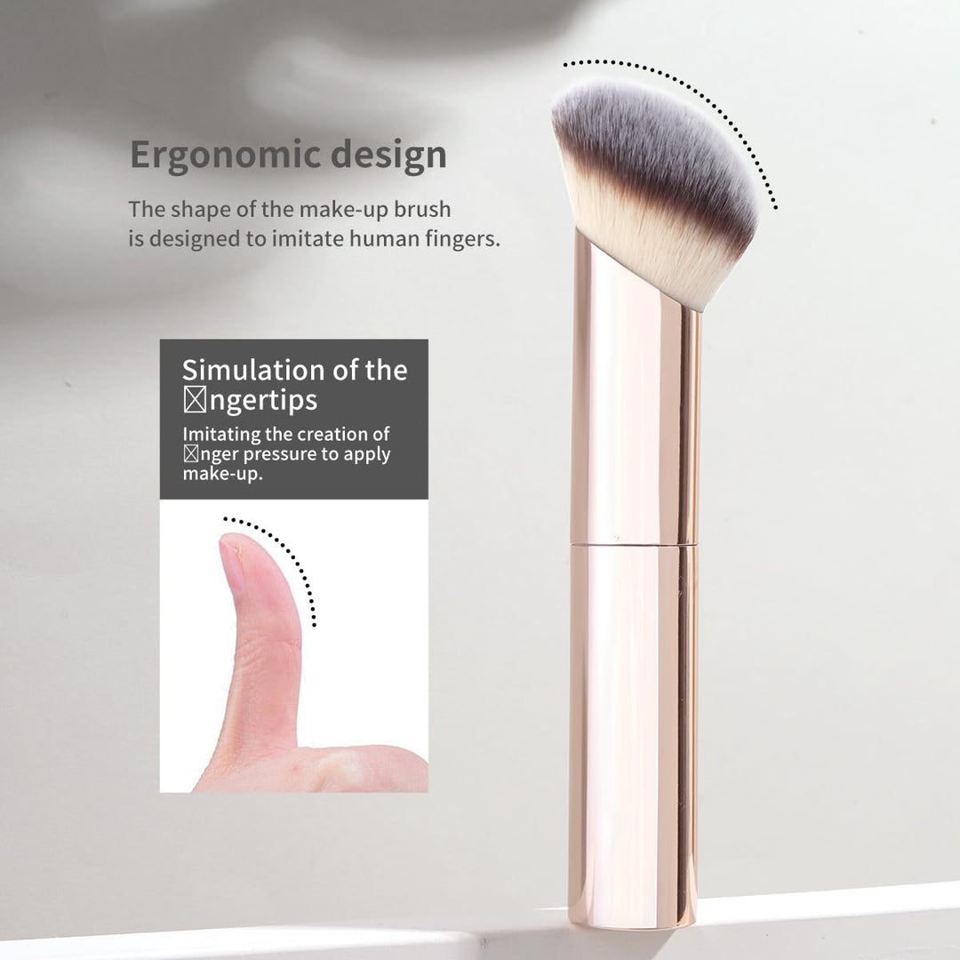 MAANGE 8 piezas de brochas de maquillaje con bolsa, brochas de maqu...