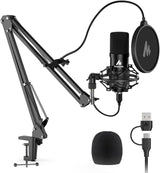 Kit de micrófono USB 192KHZ\/24BIT Enchufa y usa MAONO AU-A04 USB p...