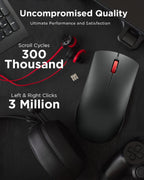 Lenovo Mouse inalámbrico (WL150) - Mouse ergonómico ambidiestro Nan...