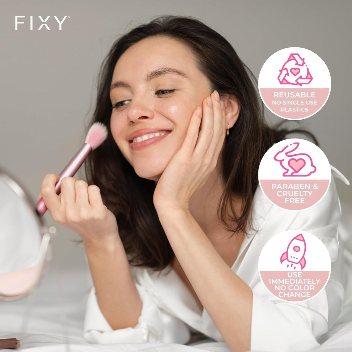 FIXY Kit de reparación de maquillaje, herramienta de represión para...