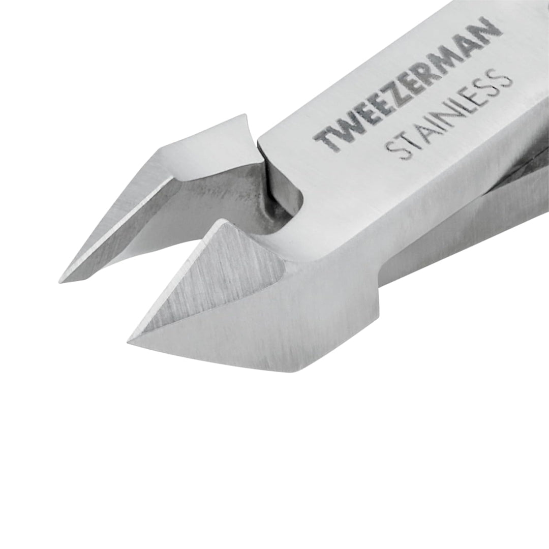 Tweezerman Rockhard - Pinza de cutícula de acero inoxidable, 1\/2 m...