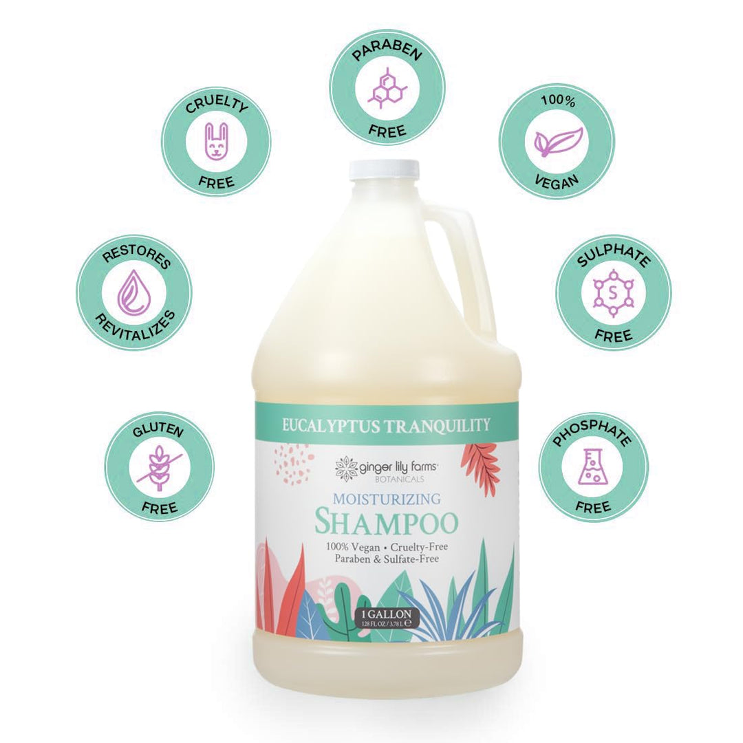 Ginger Lily Farms Botanicals Champú hidratante para todo tipo de ca...