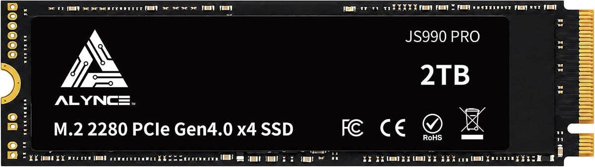 JS990 PRO 2TB SSD PCIe Gen4 x4 NVMe M.2 2280, hasta 7400MB/s