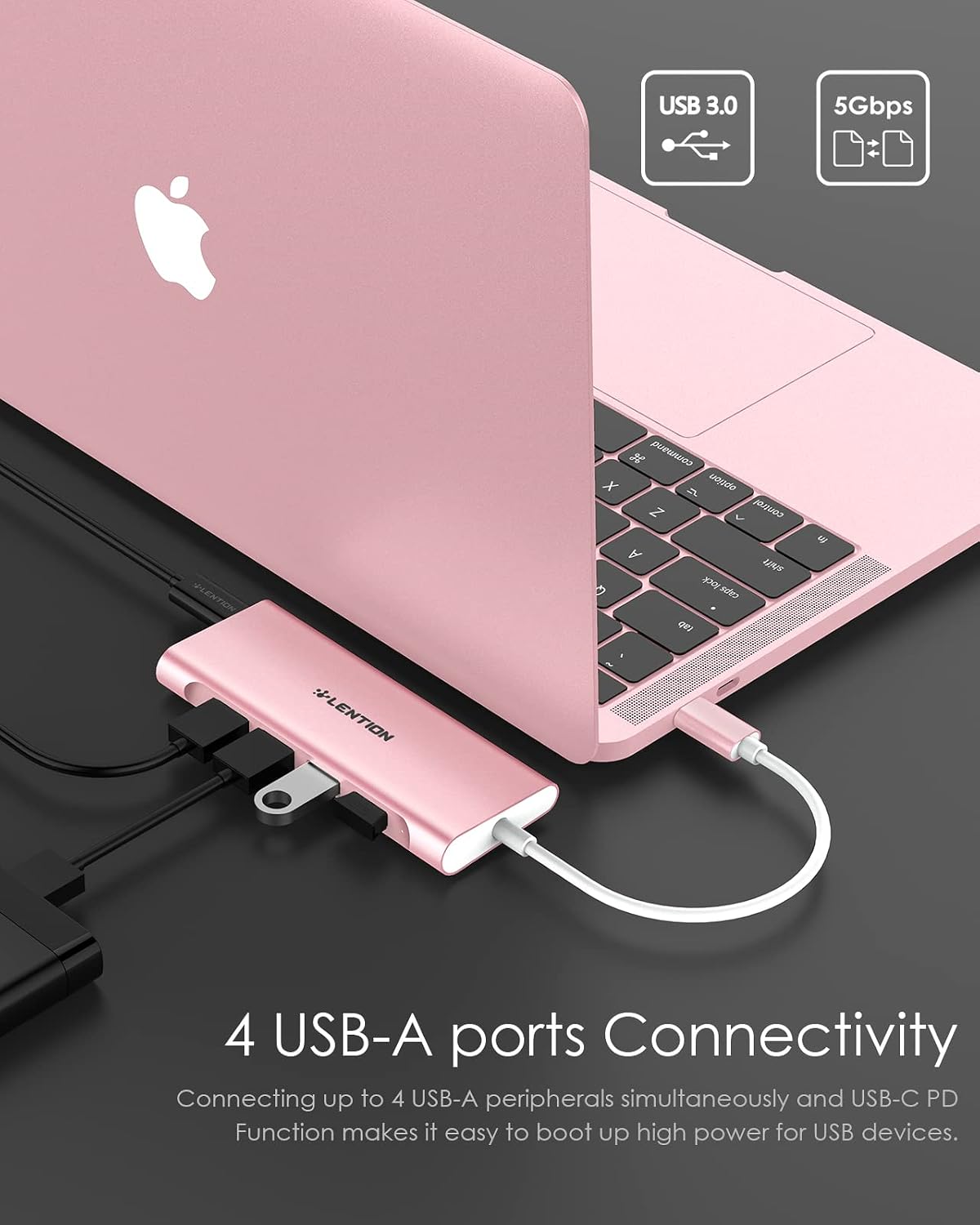 LENTION, 8541758251, hub USB 3.0