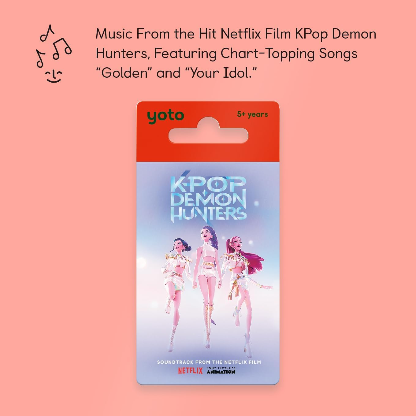 Yoto Kpop Demon Hunters - Tarjeta de audiolibro para niños