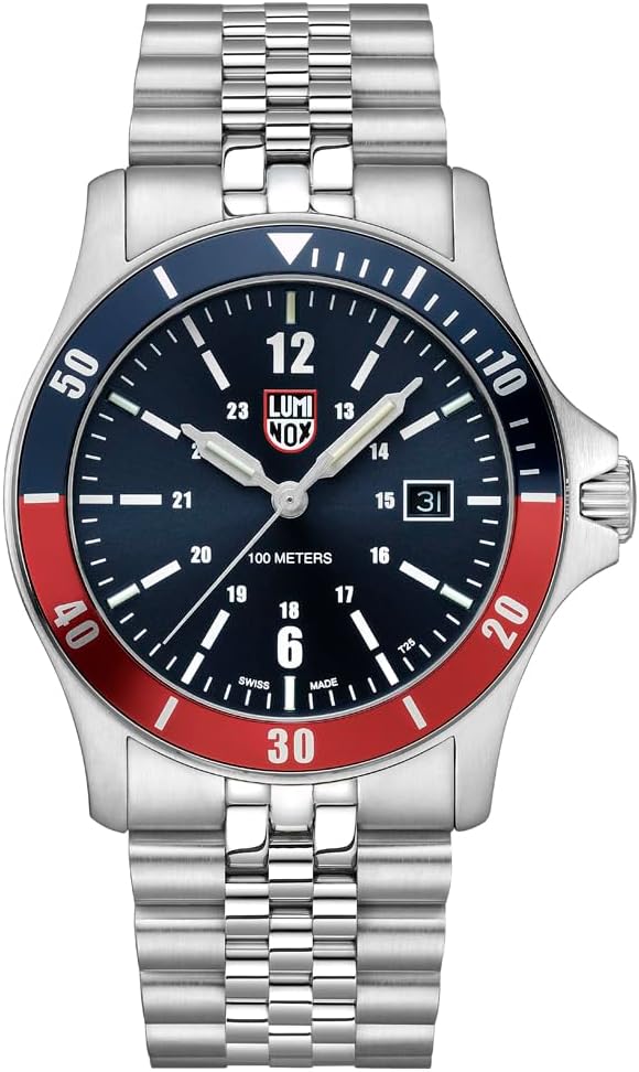 Luminox - Reloj para hombre - Sport Timer Serie 0910 42 mm - Reloj deportivo para hombre - Cuarzo suizo - Resistente al agua 100M - Cristal de zafiro antirreflejo - Caja de acero inoxidable