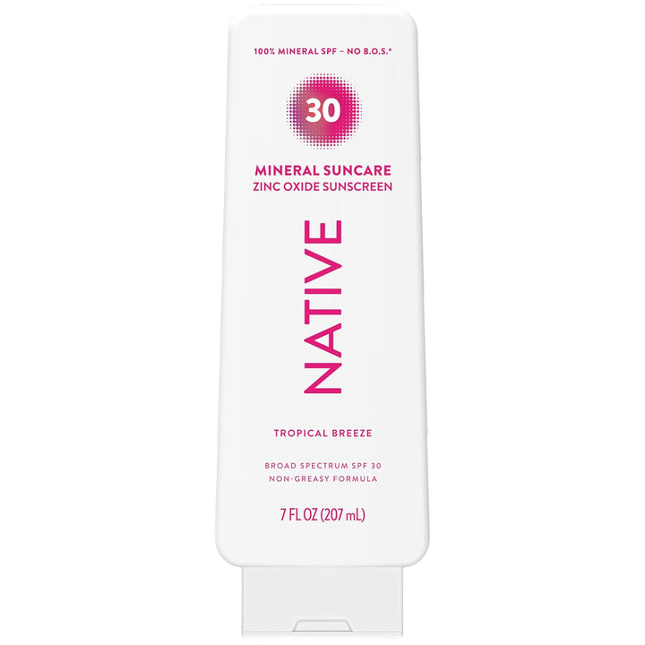 Native Loción de protección solar Tropical Breeze SPF 30, SPF 100%...