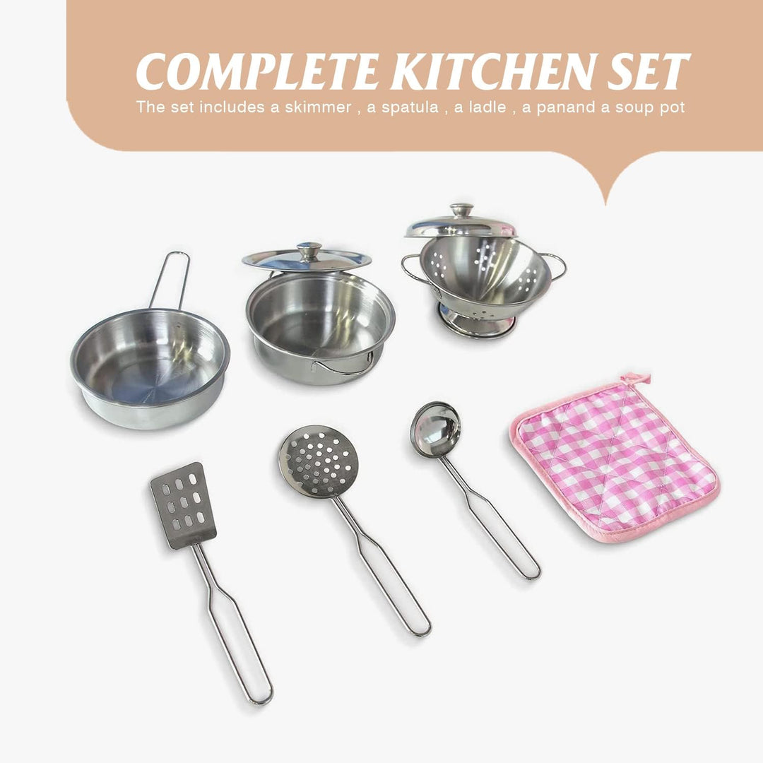 TaoHFE Juego de cocina LED mejorado para niños, cocina de juguete d...