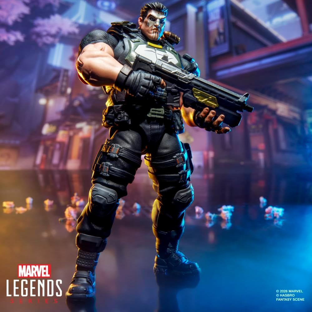 Marvel Legends Series Marvel Rivals The Punisher, figura de acción coleccionable inspirada en videojuegos de 6 pulgadas