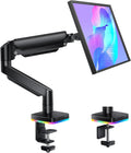 Brazo de monitor de resorte de gas RGB con concentrador USB para monitores