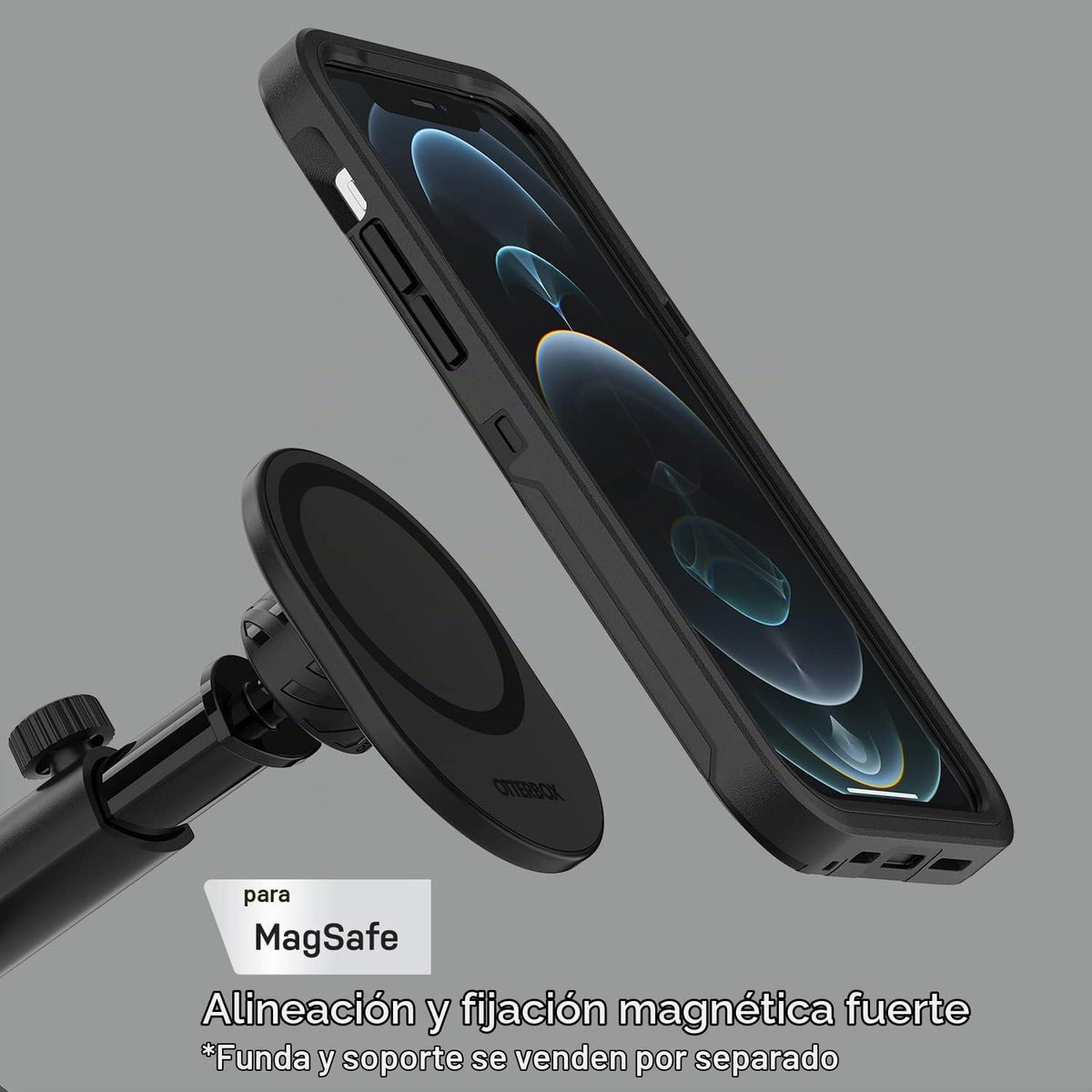 OtterBox Soporte para parabrisas y tablero de coche Performance para MagSafe - Negro
