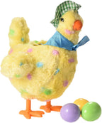 NASSMOSSE Peluche de pollo poniendo huevos de juguete