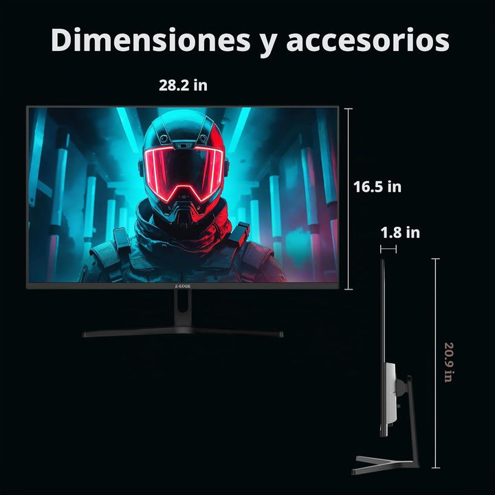 Z-Edge 32 pulgadas IPS Gaming Monitor, QHD 1440P 200Hz 165Hz pantal...