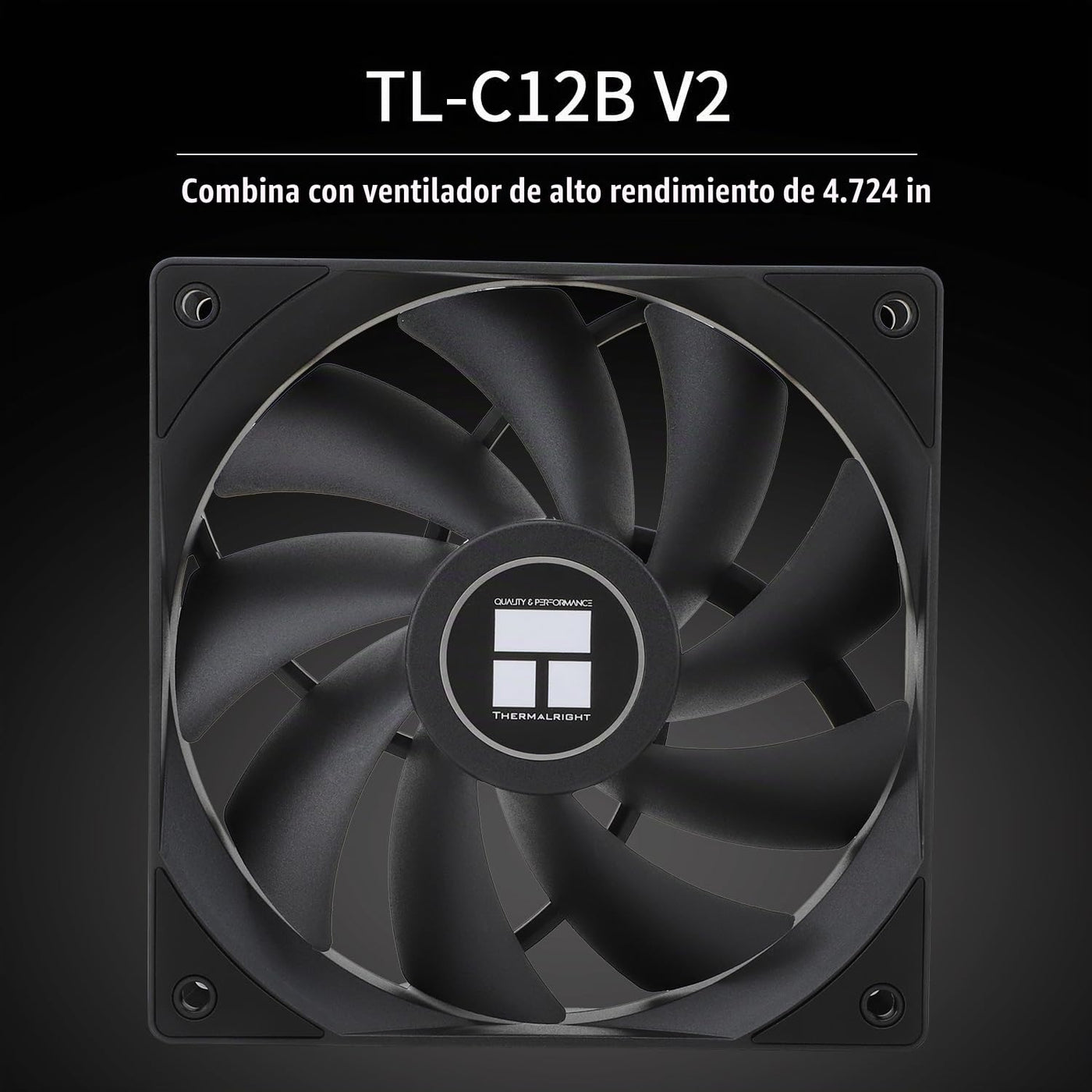 Thermalright Phantom Spirit 120 Enfriador de aire para CPU, 7 tubos...