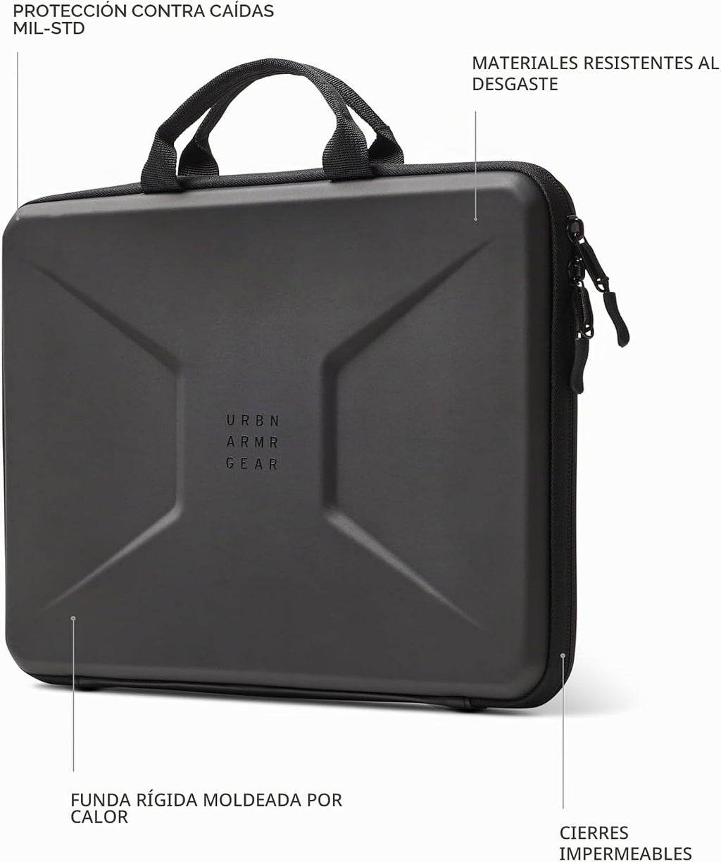 Funda para portátil UAG, manga grande, para portátiles de hasta 15-16", Large - Black