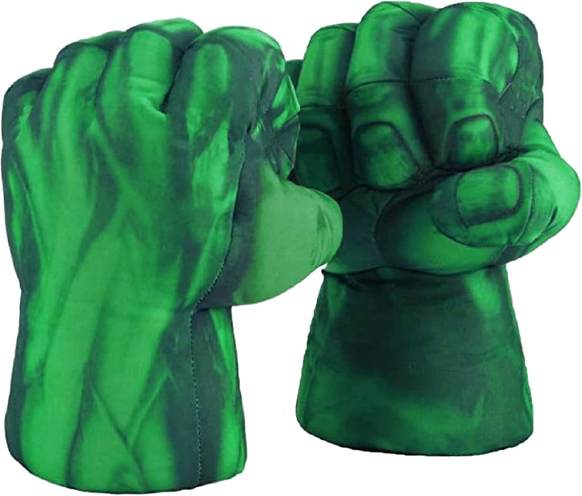 NuGeriAZ Guantes de superhéroe para niños, manos de superhéroe, de felpa suave, puños de héroe, cosplay, para niños, Navidad, Halloween, regalo de cumpleaños (verde C)