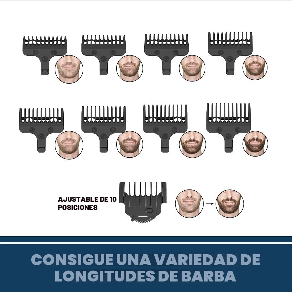 Wahl, afeitadora de acero inoxidable, ión litio, #9818.