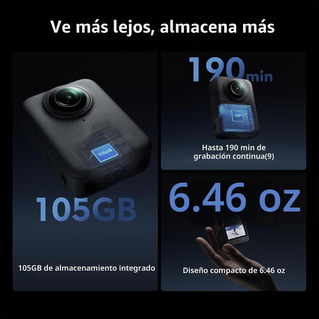 DJI Osmo 360 Adventure Combo, cámara de acción 360